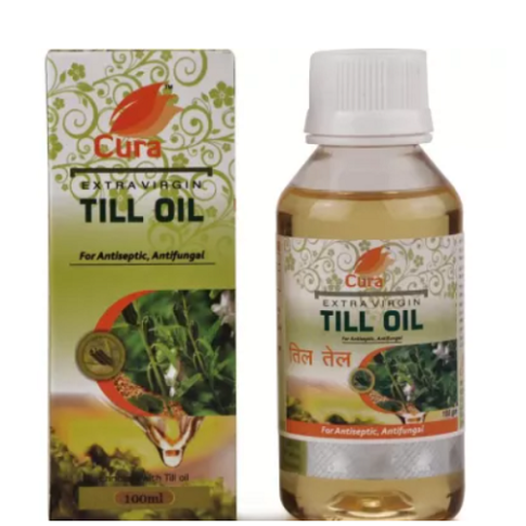 Cura Till Oil – Pure Sesame Oil for Healing, Pain Relief & Blood Sugar Support (100ml)