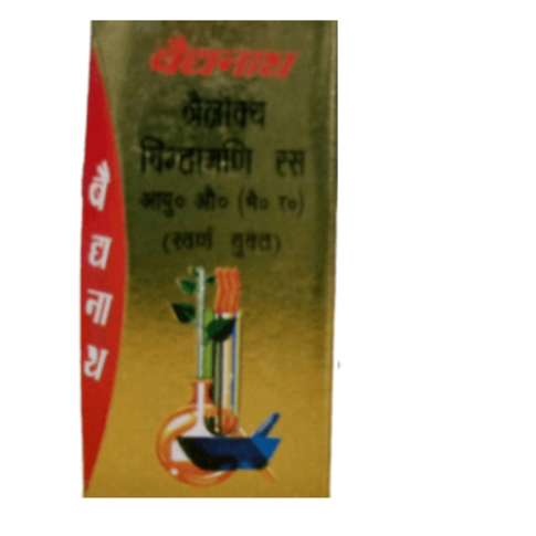 Baidyanath Trailokya Chintamani Ras (Swarna Yukt) – Premium Ayurvedic Rejuvenation Support - LUXURY GLOW