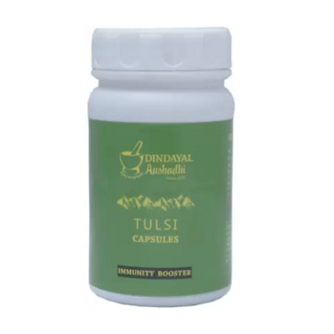 Dindayal Tulsi Capsule – Ayurvedic Immunity, Respiratory & Stress Support (60 Capsules)