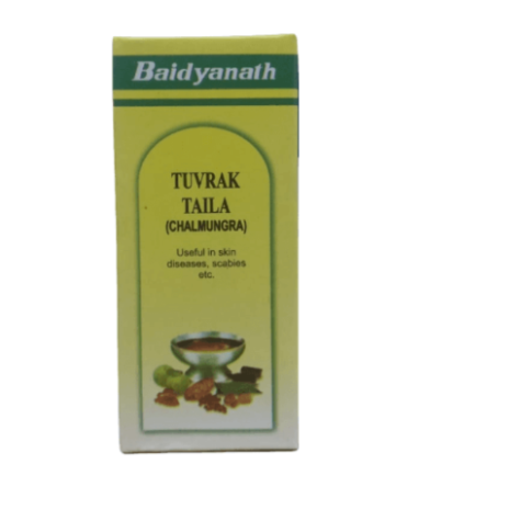 Baidyanath Tuvrak Tel – Ayurvedic Chaulmogra Oil for Skin Infections & Ringworm Relief
