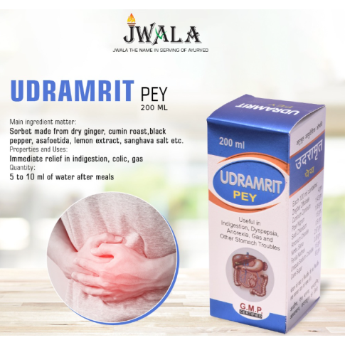 Jwala Udramrit Pey – Ayurvedic Digestive Drink for Acidity & Stomach Relief - LUXURY GLOW