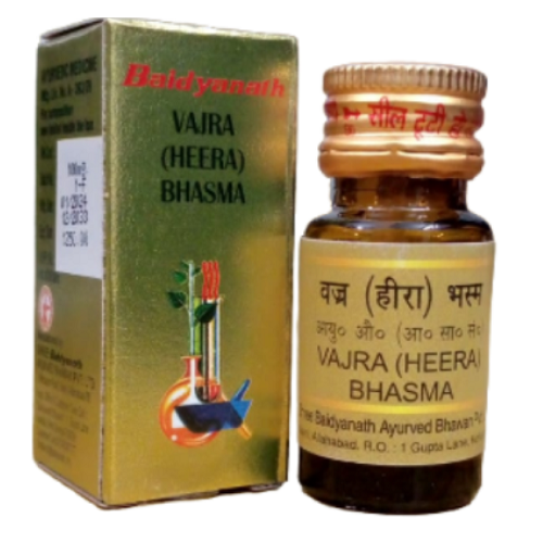 Baidyanath Vajra (Heera) Bhasma – Ayurvedic Rasayan for Strength, Vitality & Immunity
