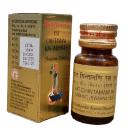Baidyanath Vat Chintamani Ras Vrihat (S.Y.) – Nerve & Rejuvenation Support - LUXURY GLOW