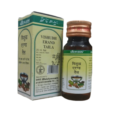 Baidyanath Vishudh Erand Tel – Pure Castor Oil for Digestion & Wellness