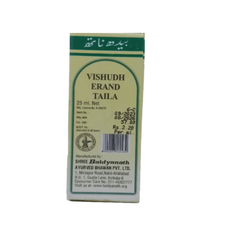 Baidyanath Vishudh Erand Tel – Pure Castor Oil for Digestion & Wellness