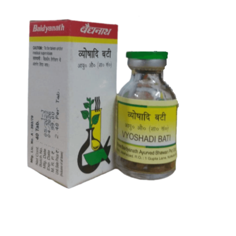 Baidyanath Vyoshadi Bati – Ayurvedic Tablets for Cold, Cough & Respiratory Relief