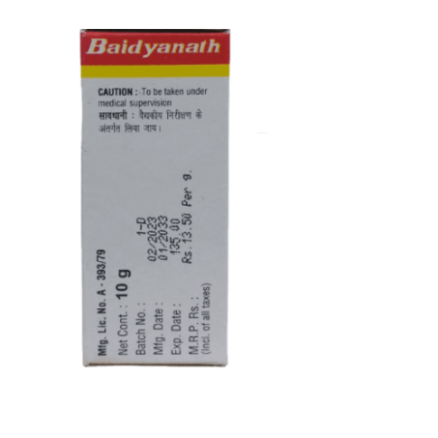 Baidyanath Yashad Bhasma – Ayurvedic Zinc Booster for Immunity, Digestion & Joint Health