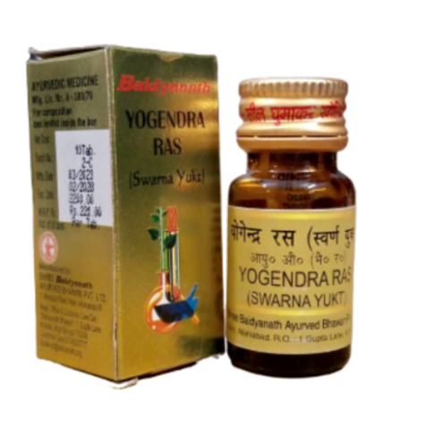 Baidyanath Yogendra Ras (S.Y.) Tablets – Ayurvedic Nerve, Urinary & Metabolic Support (10 Tablets) - LUXURY GLOW