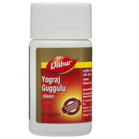 Dabur Yograj Guggulu (Maha) Tablets – Ayurvedic Support for Joints, Bones & Detox