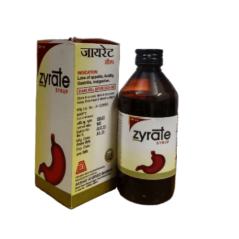 Akshay Ayurved Bhawan Zyrate Syrup 200ml (Pack of 2) – Ayurvedic Acidity & Gas Relief - LUXURY GLOW